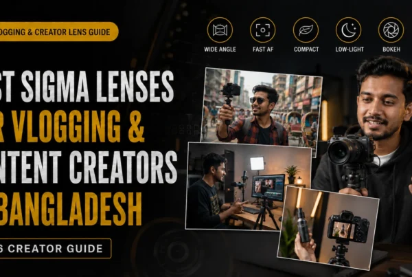 Best Sigma Lenses for Vlogging & Content Creators in Bangladesh
