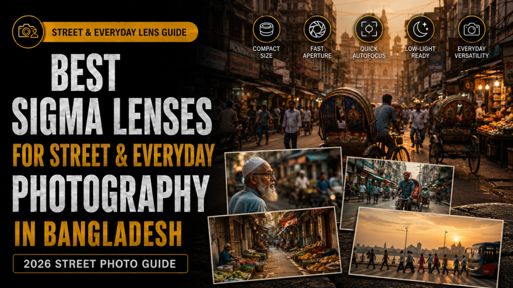 Best SIGMA Lenses for Street & Everyday Photography in Bangladeshs