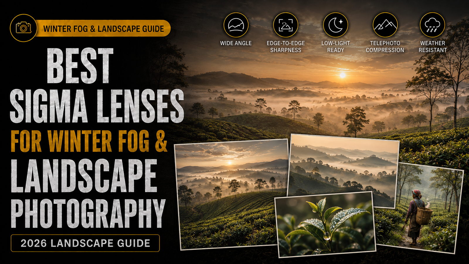 Best Sigma Lenses for Winter Fog & Landscape Photography
