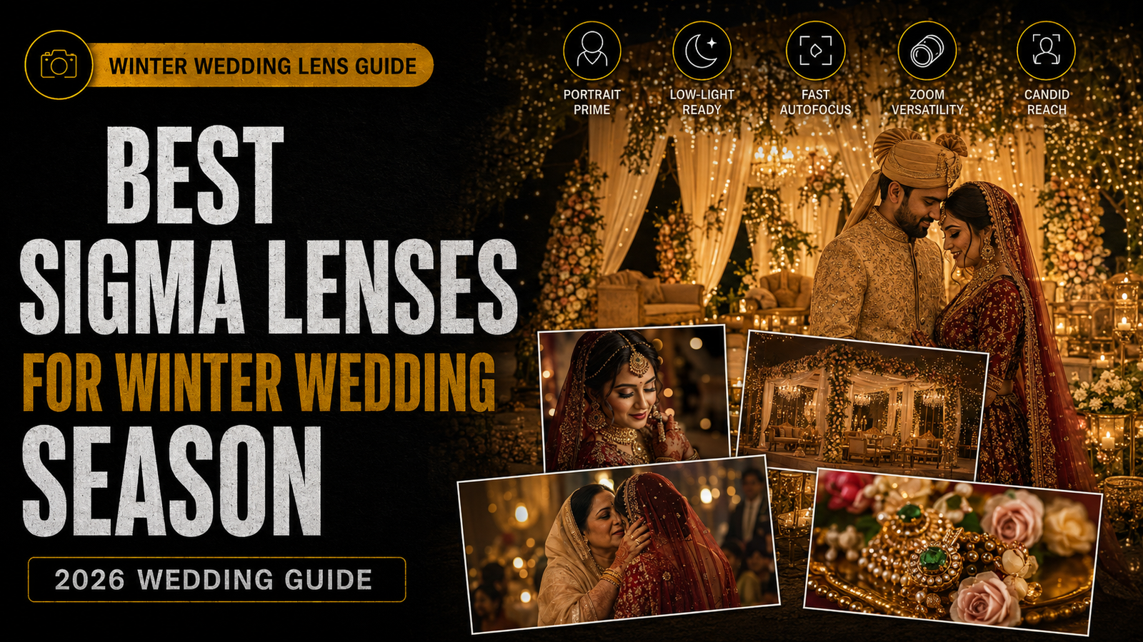 Best Sigma Lenses for Winter Wedding Seasons