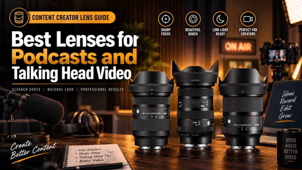 Best Lenses for Podcasts