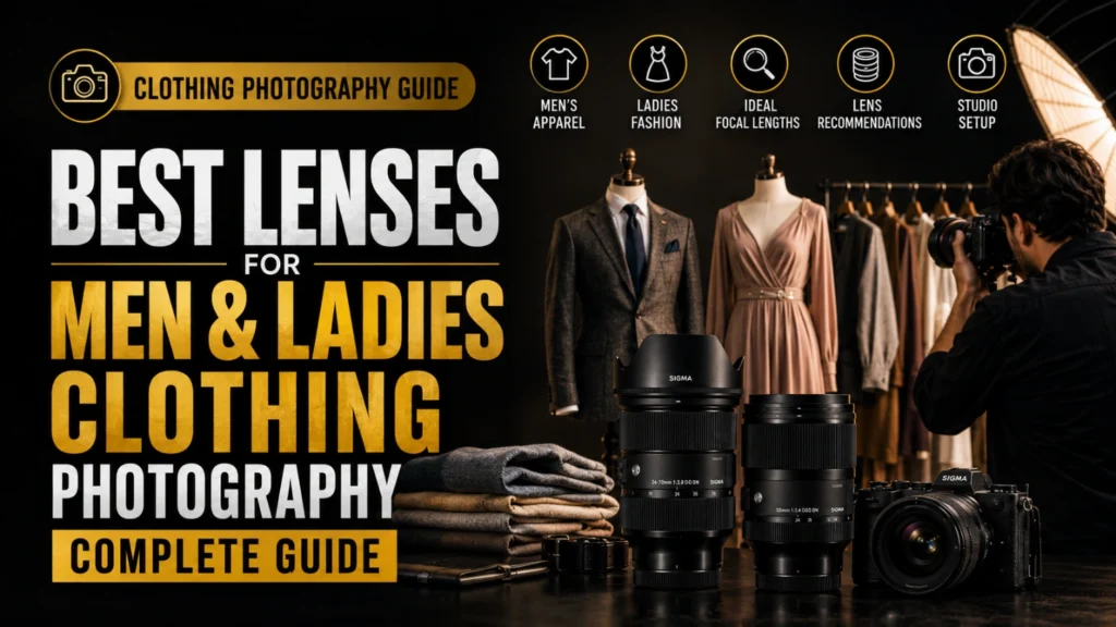 Best Lenses for Men & Ladies Clothing Photography
