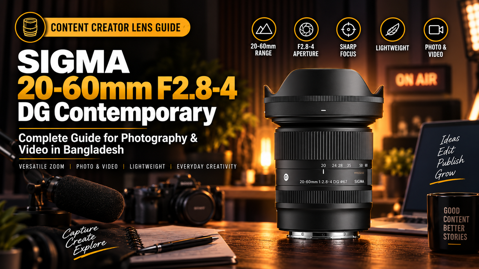 SIGMA 20-60mm F2.8-4 DG Contemporary